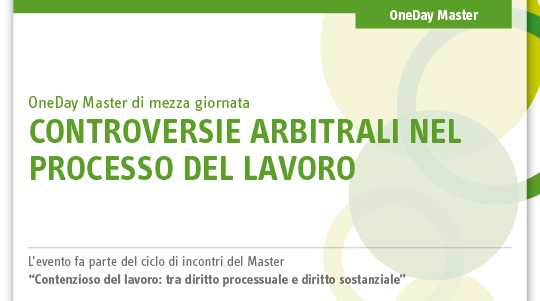 Immagine Controversie arbitrali nel processo del lavoro